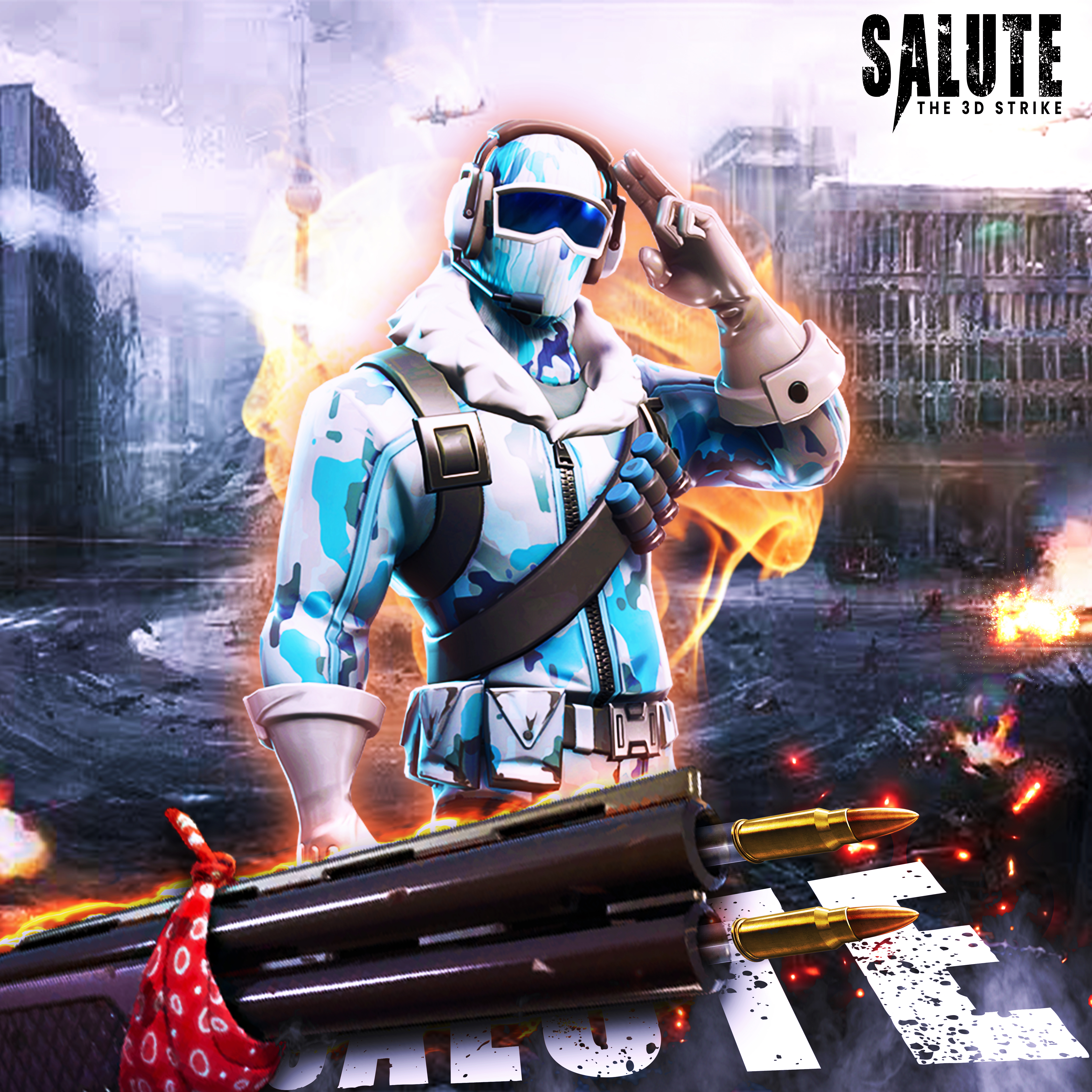Salute Game Poster
